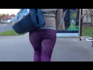 ass in leopard leggings